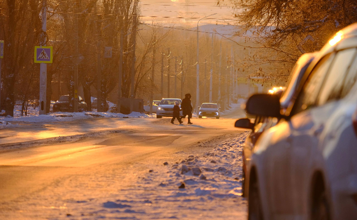 Морозный день. Фото Никиты Сиденина