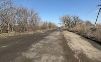 Дорога на улице Ульяны Громовой после грейдирования. Фото Telegram-канала Павла Исакова