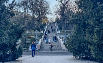 Каменная лестница в Таганроге. Фото ruffnews.ru