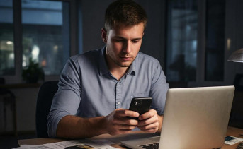 Мошенник. Фото сгенерировано нейросетью Giga Chat