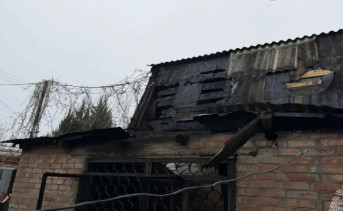 Место пожара. Фото пресс-службы ГУ МЧС по Ростовской области