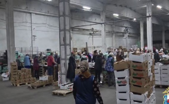 Рейд на сладе. Скриншот видео telegram-канала ГУ МВД России по Ростовской области