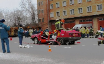 Участники соревнования. Фото пресс-службы ГУ МЧС по Ростовской области