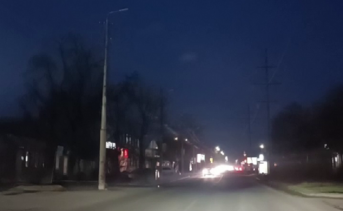 Улица Александровская в Таганроге. Скриншот видео Анны Мироненко