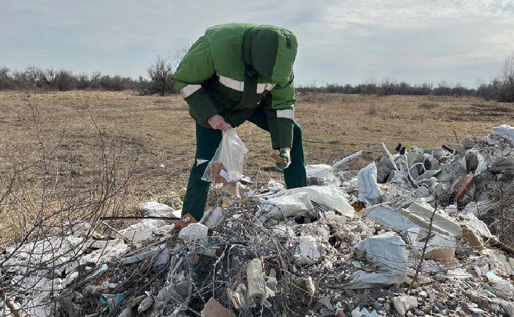 Свалка мусора. Фото пресс-службы Федеральной службы по надзору в сфере природопользования.