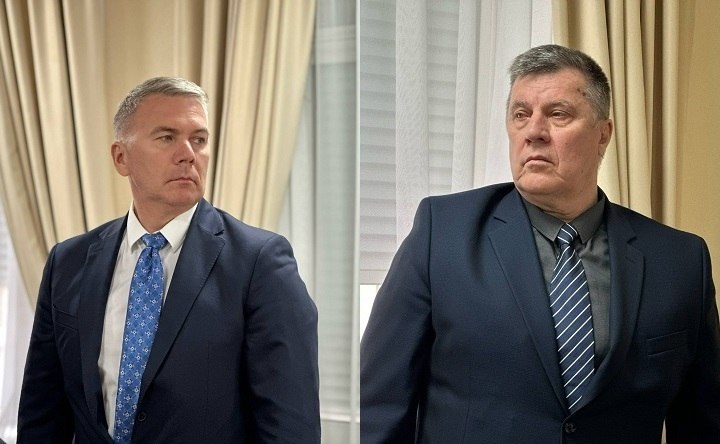 Александр Зейдляев (слева) и Александр Курьянов. Фото telegram-канала Павла Исакова