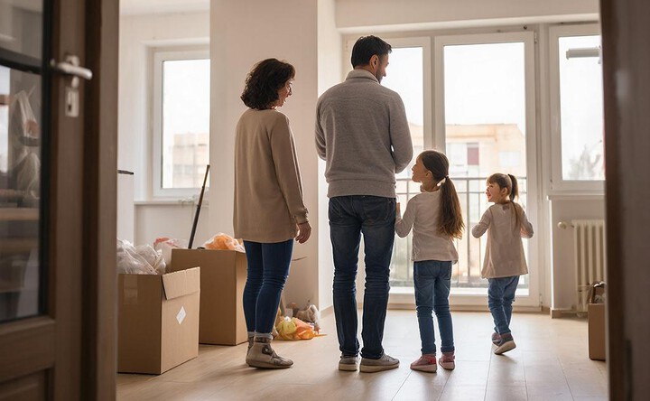 Семья. Фото сгенерировано нейросетью GigaChat