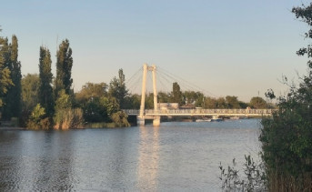 Подвесной мост. Фото Натальи Савченко