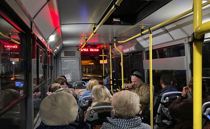 Салон автобуса, Таганрог.Фото Елены Анисимовой.