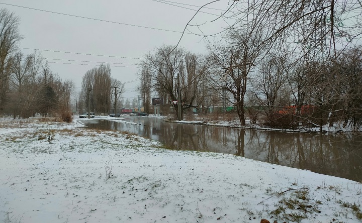 Место аварии. Фото vk.com/novochtram