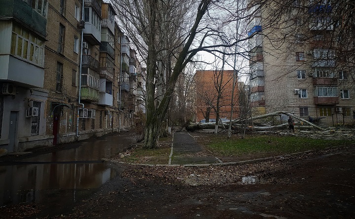 Разрушения в Таганроге. Фото подписчика «Ерша» Александра Ковтунова.