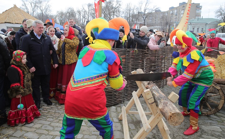 Масленичные гуляния. Фото пресс-службы губернатора Ростовской области