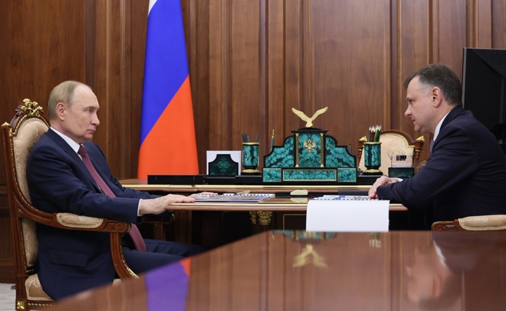 Встреча Владимира Путина и Юрия Слюсаря. Фото пресс-службы губернатора